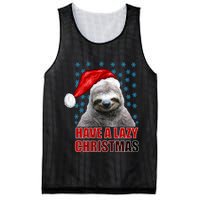 Have A Lazy Sloth Christmas Mesh Reversible Basketball Jersey Tank
