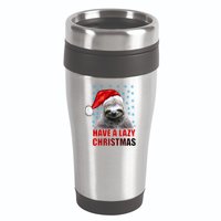 Have A Lazy Sloth Christmas 16oz Travel Tumbler