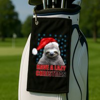 Have A Lazy Sloth Christmas Golf Towel