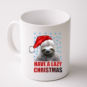 Have A Lazy Sloth Christmas Coffee Mug