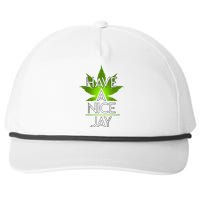 Have A Nice Jay Funny Weed Snapback Five-Panel Rope Hat