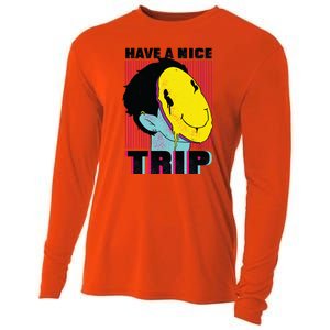 Have A Nice Trip Smiley Cooling Performance Long Sleeve Crew