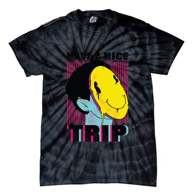 Have A Nice Trip Smiley Tie-Dye T-Shirt