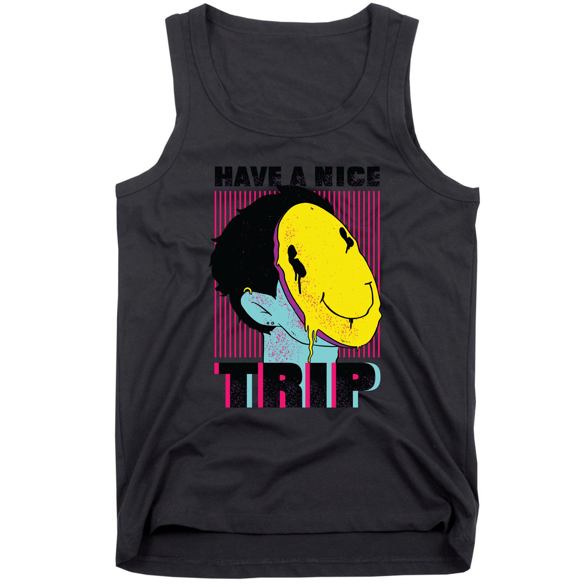 Have A Nice Trip Smiley Tank Top