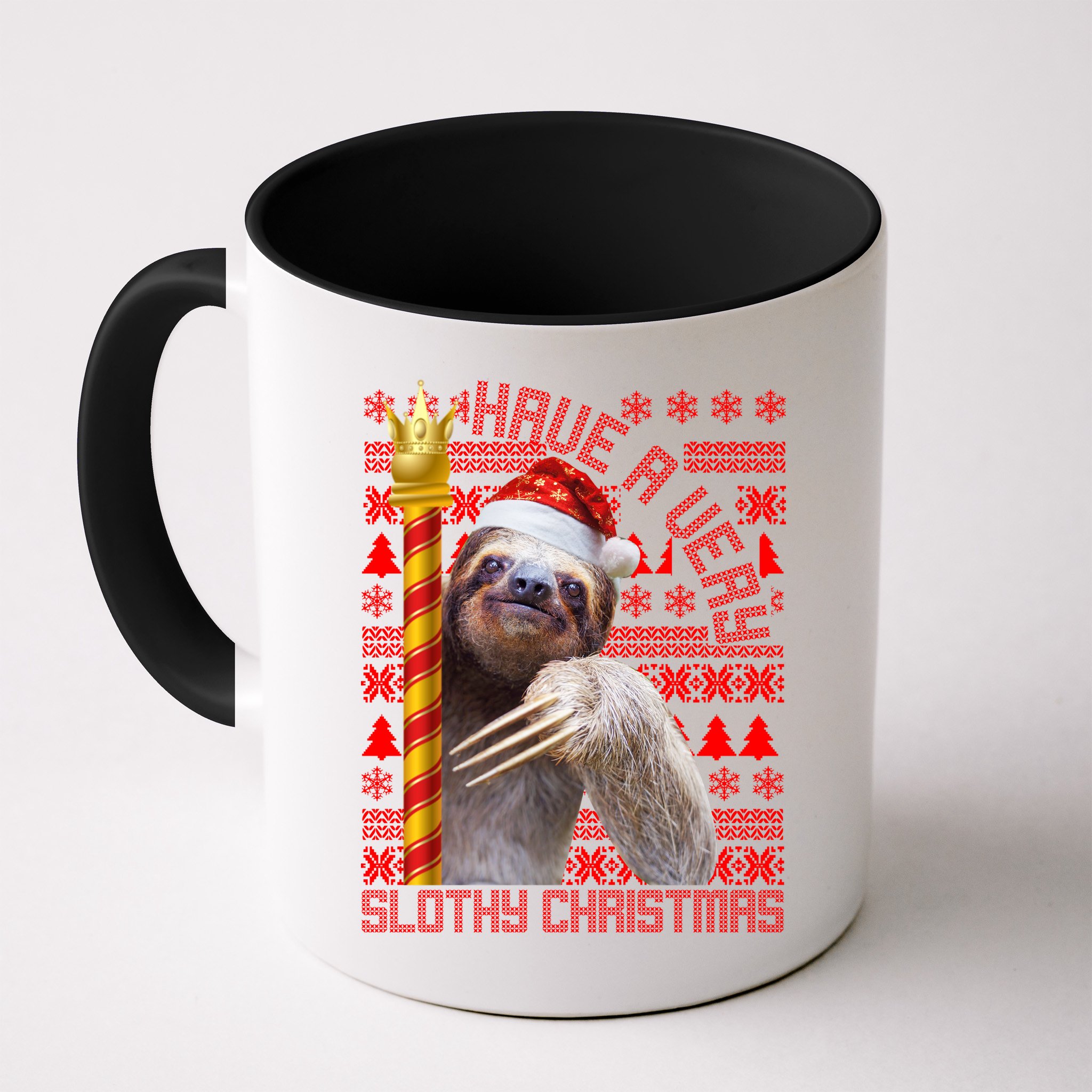 Have a Very Slothy Christmas Sloth Ugly Christmas Mug