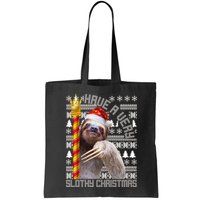 Have a Very Slothy Christmas Sloth Ugly Christmas Bag