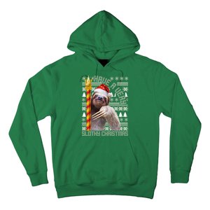 Have a Very Slothy Christmas Sloth Ugly Christmas Hoodie