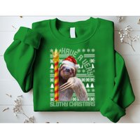 Have a Very Slothy Christmas Sloth Ugly Christmas Sweatshirt