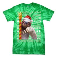 Have a Very Slothy Christmas Sloth Ugly Christmas Tie-Dye T-Shirt