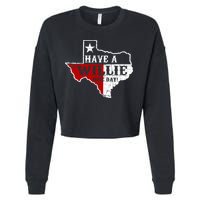 Have A Willie Nice Day Cropped Pullover Crew