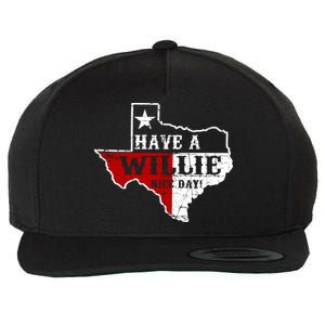 Have A Willie Nice Day Wool Snapback Cap