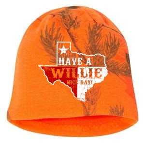 Have A Willie Nice Day Kati - Camo Knit Beanie