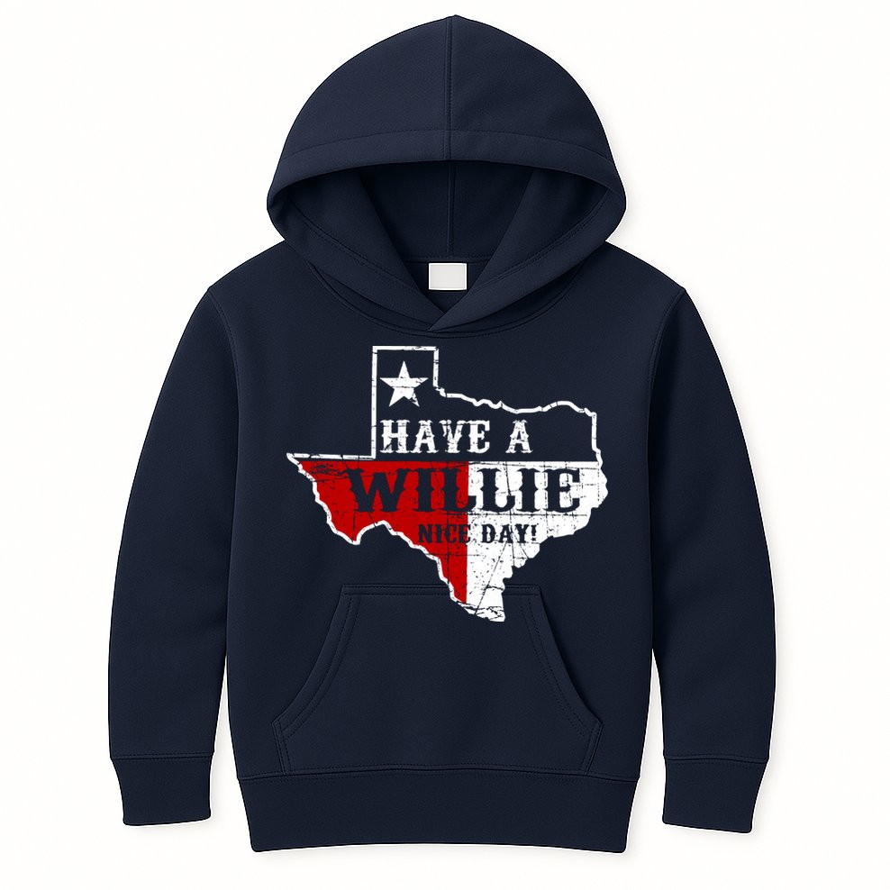 Have A Willie Nice Day Kids Hoodie
