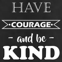 Have Courage And Be Kind Golf Towel