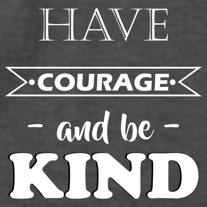 Have Courage And Be Kind Vector Backpack