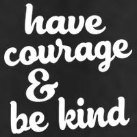 Have Courage Be Kind Kindness Golf Towel