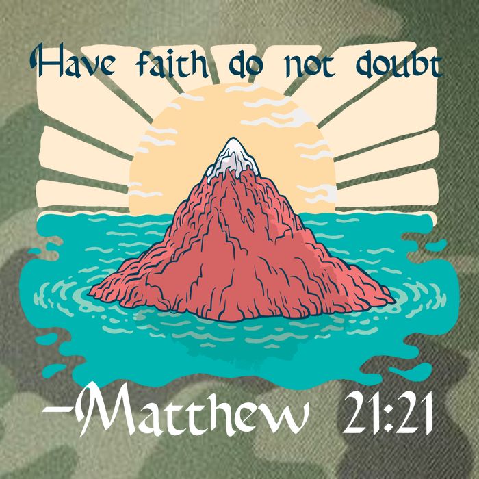Have Faith Do Not Doubt Matthew 21:21 Legacy Tie Dye Trucker Hat