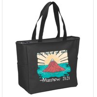 Have Faith Do Not Doubt Matthew 21:21 Zip Tote Bag