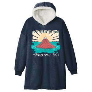 Have Faith Do Not Doubt Matthew 21:21 Hooded Wearable Blanket