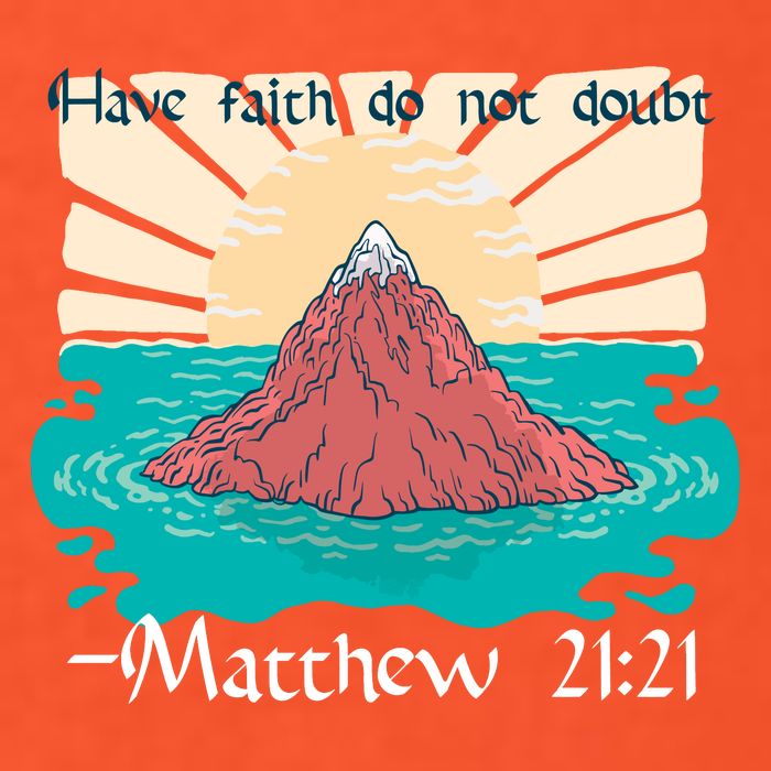 Have Faith Do Not Doubt Matthew 21:21 Short Acrylic Beanie