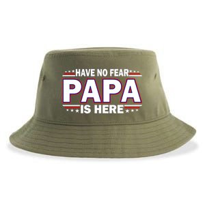 Have No Fear Papa Is Here Sustainable Bucket Hat