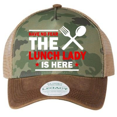 Have No Fear The Lunch Lady Is Here Legacy Tie Dye Trucker Hat