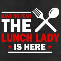 Have No Fear The Lunch Lady Is Here Adult Drive Performance Visor