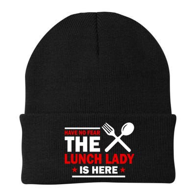 Have No Fear The Lunch Lady Is Here Beanie