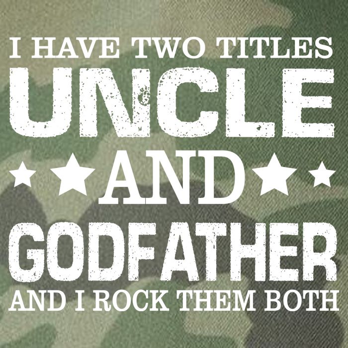 Have Two Titles Uncle And Godfather I Rock Them Both Legacy Tie Dye Trucker Hat