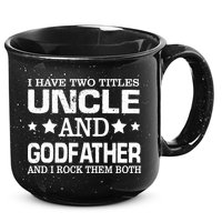 Have Two Titles Uncle And Godfather I Rock Them Both 15oz Campfire Ceramic Mug