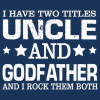 Have Two Titles Uncle And Godfather I Rock Them Both Drawstring Bag