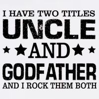 Have Two Titles Uncle And Godfather I Rock Them Both Garment-Dyed Sweatshirt