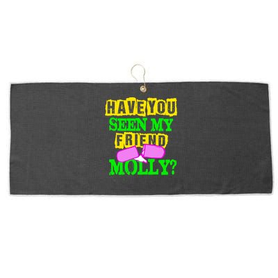 Have You Seen My Friend Molly Large Microfiber Waffle Golf Towel