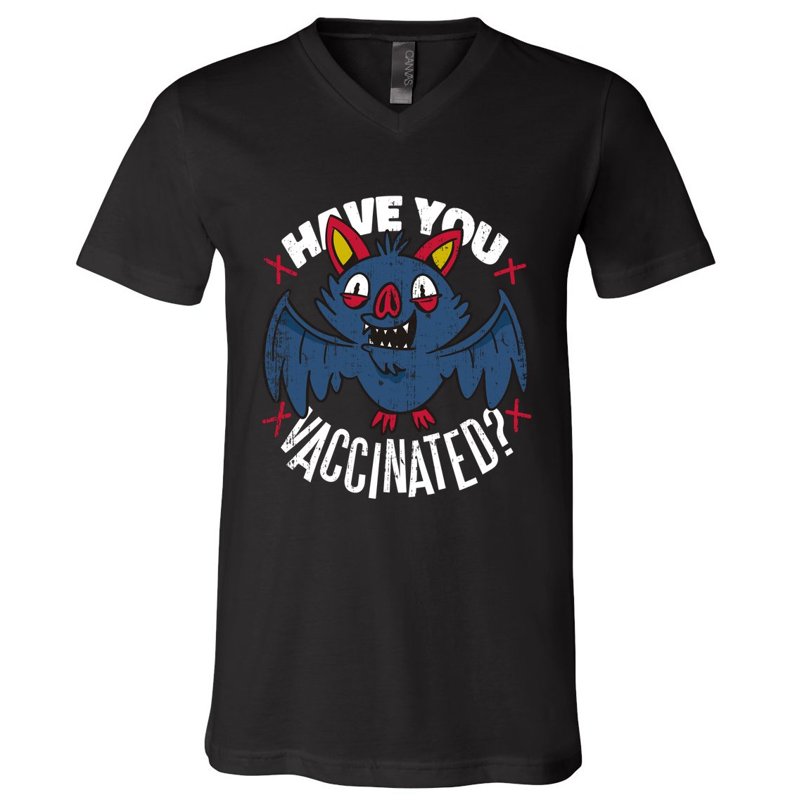 Have You Vaccinated Bat V-Neck T-Shirt