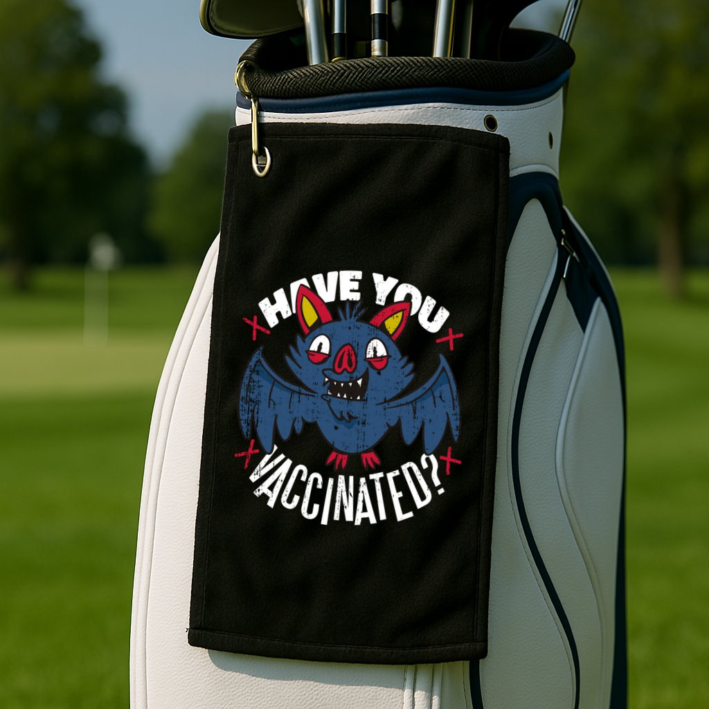 Have You Vaccinated Bat Golf Towel