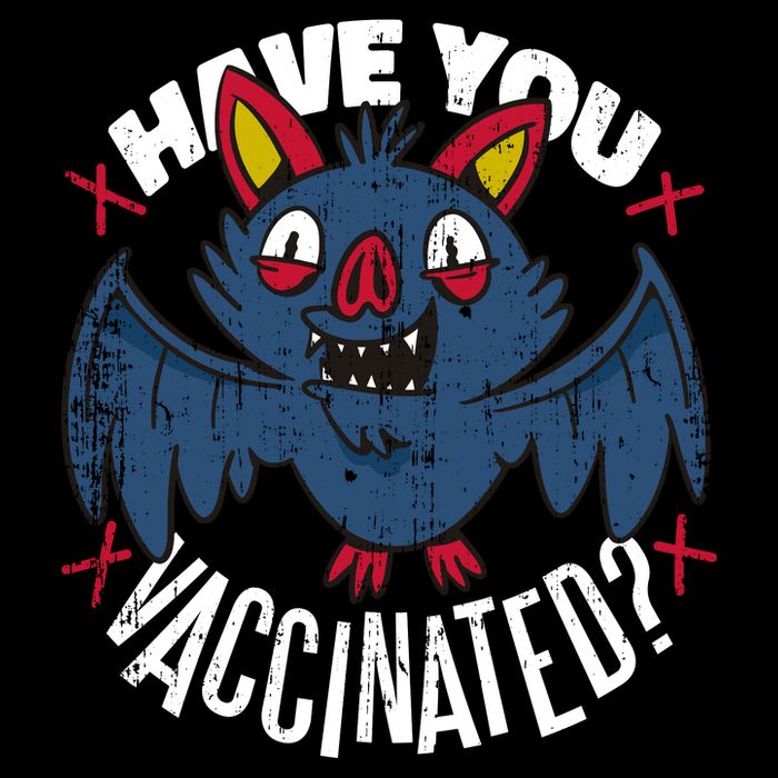 Have You Vaccinated Bat Short Acrylic Beanie