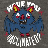 Have You Vaccinated Bat Cotton Canvas Backpack
