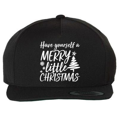 Have Yourself A Merry Little Christmas Wool Snapback Cap