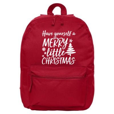 Have Yourself A Merry Little Christmas 16 in Basic Backpack