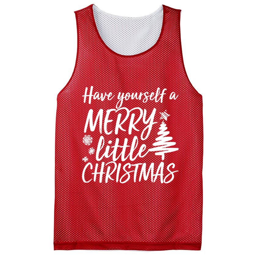 Have Yourself A Merry Little Christmas Mesh Reversible Basketball Jersey Tank