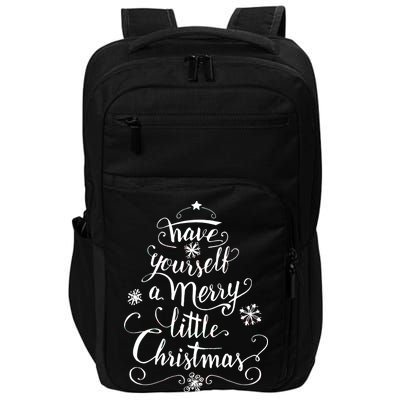 Have yourself a merry little Christmas graphic Impact Tech Backpack