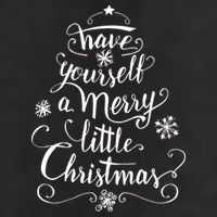 Have yourself a merry little Christmas graphic 11oz C Handle Ceramic Mug