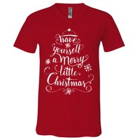 Have yourself a merry little Christmas graphic V-Neck T-Shirt