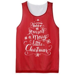 Have yourself a merry little Christmas graphic Mesh Reversible Basketball Jersey Tank