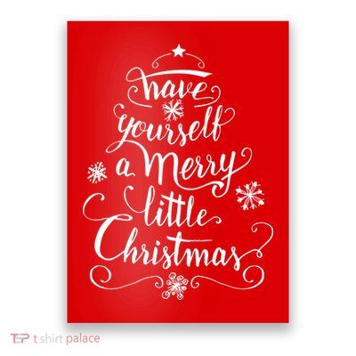 Have yourself a merry little Christmas graphic Poster