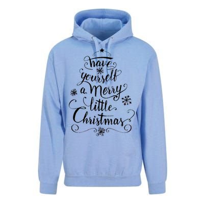 Have yourself a merry little Christmas graphic Unisex Surf Hoodie