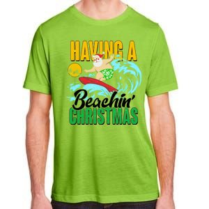 Having A Beachin' Christmas Adult ChromaSoft Performance T-Shirt