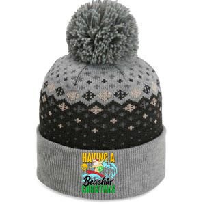 Having A Beachin' Christmas The Baniff Cuffed Pom Beanie