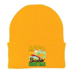 Having A Beachin' Christmas Knit Cap Winter Beanie