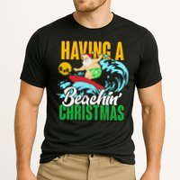 Having A Beachin' Christmas Cooling Performance Crew T-Shirt